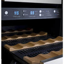 Allavino 15" Wide FlexCount II Tru-Vino 30 Bottle Dual Zone Stainless Steel Right Hinge Wine Refrigerator (VSWR30-2SR20) - PrimeFair