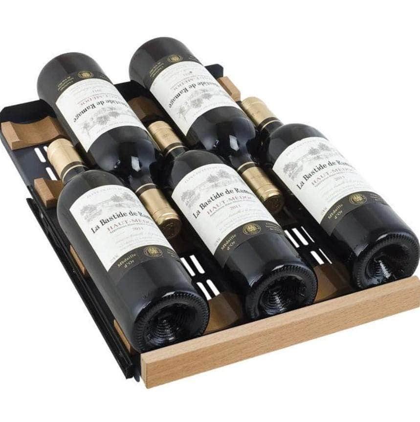 Allavino 15" Wide FlexCount II Tru-Vino 30 Bottle Single Zone Black Wine Refrigerator (VSWR30-1BR20) - PrimeFair