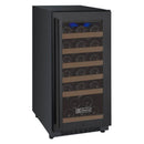 Allavino 15" Wide FlexCount II Tru-Vino 30 Bottle Single Zone Black Wine Refrigerator (VSWR30-1BR20) - PrimeFair