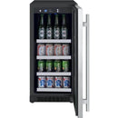 Allavino 15" Wide FlexCount II Tru-Vino Stainless Steel Left Hinge Beverage Center (VSBC15-SL20) - PrimeFair