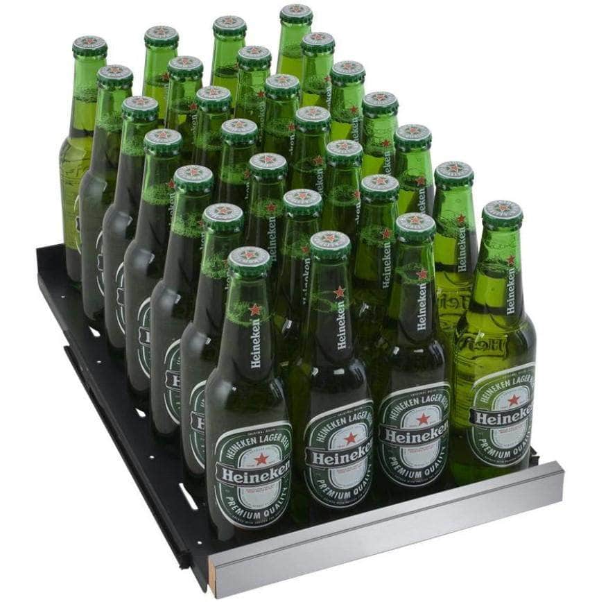 Allavino 15" Wide FlexCount II Tru-Vino Stainless Steel Left Hinge Beverage Center (VSBC15-SL20) - PrimeFair