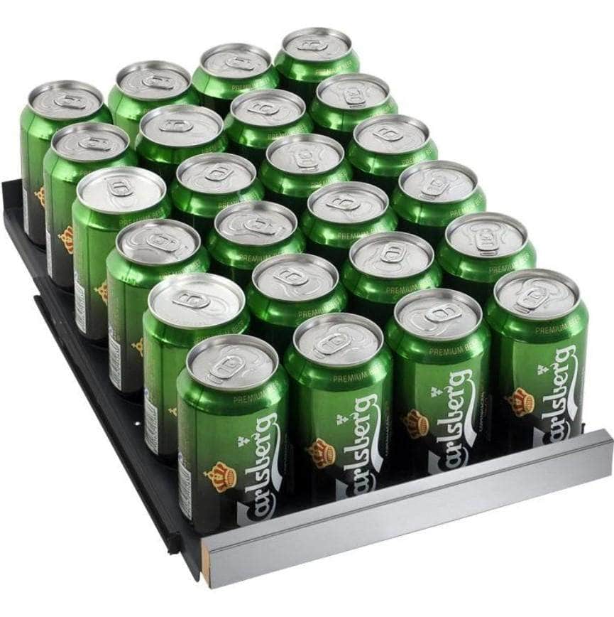 Allavino 15" Wide FlexCount II Tru-Vino Stainless Steel Left Hinge Beverage Center (VSBC15-SL20) - PrimeFair
