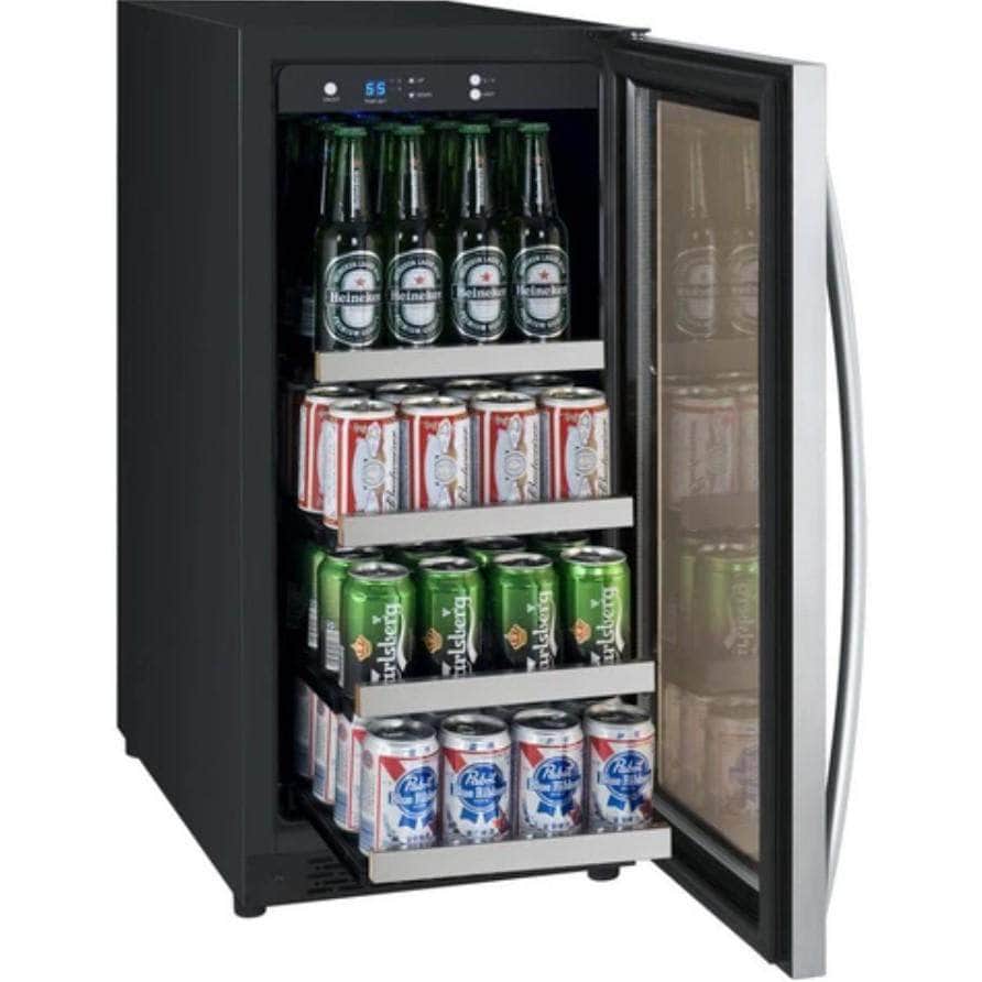 Allavino 15" Wide FlexCount II Tru-Vino Stainless Steel Right Hinge Beverage Center (VSBC15-SR20) - PrimeFair