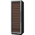 Allavino 24" Wide FlexCount Classic II Tru-Vino 174 Bottle Single Zone Stainless Steel Left Hinge Wine Refrigerator (YHWR174-1SL20) - PrimeFair