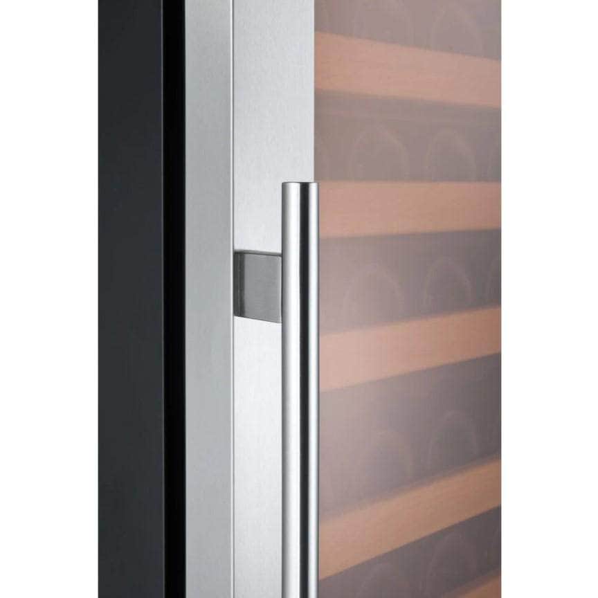 Allavino 24" Wide FlexCount Classic II Tru-Vino 174 Bottle Single Zone Stainless Steel Left Hinge Wine Refrigerator (YHWR174-1SL20) - PrimeFair