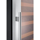 Allavino 24" Wide FlexCount Classic II Tru-Vino 174 Bottle Single Zone Stainless Steel Left Hinge Wine Refrigerator (YHWR174-1SL20) - PrimeFair