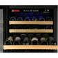 Allavino 24" Wide FlexCount Classic II Tru-Vino 174 Bottle Single Zone Stainless Steel Left Hinge Wine Refrigerator (YHWR174-1SL20) - PrimeFair