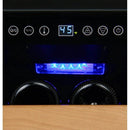 Allavino 24" Wide FlexCount Classic II Tru-Vino 174 Bottle Single Zone Stainless Steel Left Hinge Wine Refrigerator (YHWR174-1SL20) - PrimeFair