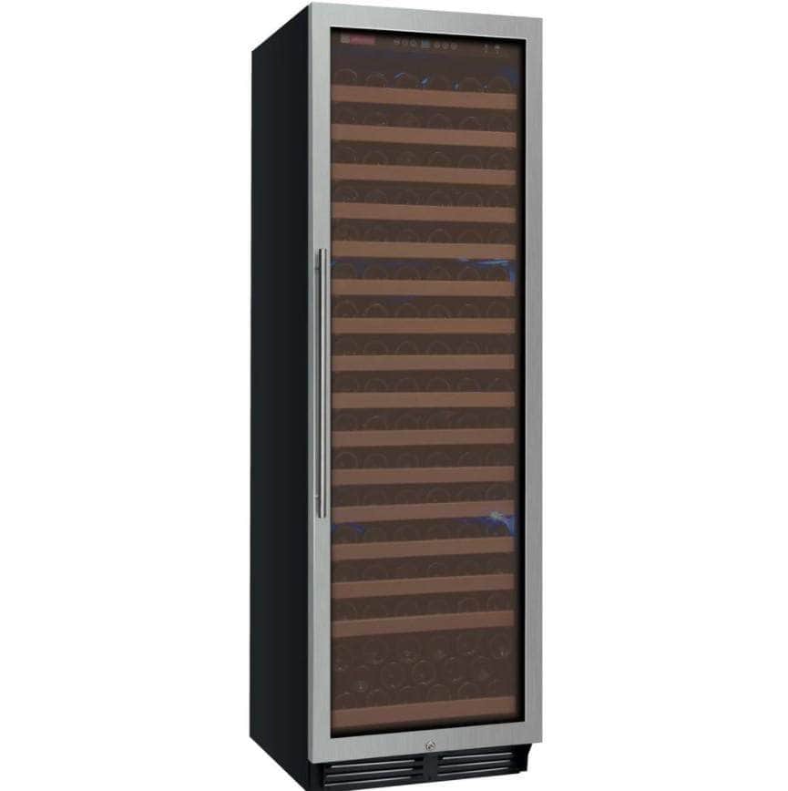 Allavino 24" Wide FlexCount Classic II Tru-Vino 174 Bottle Single Zone Stainless Steel Right Hinge Wine Refrigerator (YHWR174-1SR20) - PrimeFair