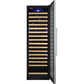 Allavino 24" Wide FlexCount Classic II Tru-Vino 174 Bottle Single Zone Stainless Steel Right Hinge Wine Refrigerator (YHWR174-1SR20) - PrimeFair