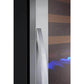 Allavino 24" Wide FlexCount Classic II Tru-Vino 174 Bottle Single Zone Stainless Steel Right Hinge Wine Refrigerator (YHWR174-1SR20) - PrimeFair
