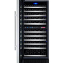 Allavino 24" Wide FlexCount II Tru-Vino 121 Bottle Dual Zone Stainless Steel Left Hinge Wine Refrigerator (VSWR121-2SL20) - PrimeFair