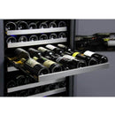 Allavino 24" Wide FlexCount II Tru-Vino 121 Bottle Dual Zone Stainless Steel Left Hinge Wine Refrigerator (VSWR121-2SL20) - PrimeFair