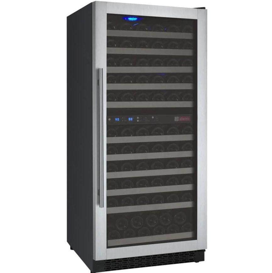 Allavino 24" Wide FlexCount II Tru-Vino 121 Bottle Dual Zone Stainless Steel Right Hinge Wine Refrigerator (VSWR121-2SR20) - PrimeFair