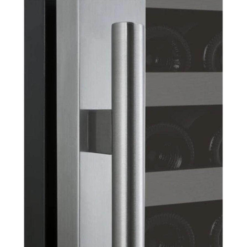 Allavino 24" Wide FlexCount II Tru-Vino 128 Bottle Single Zone Stainless Steel Left Hinge Wine Refrigerator (VSWR128-1SL20) - PrimeFair