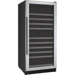 Allavino 24" Wide FlexCount II Tru-Vino 128 Bottle Single Zone Stainless Steel Right Hinge Wine Refrigerator (VSWR128-1SR20) - PrimeFair