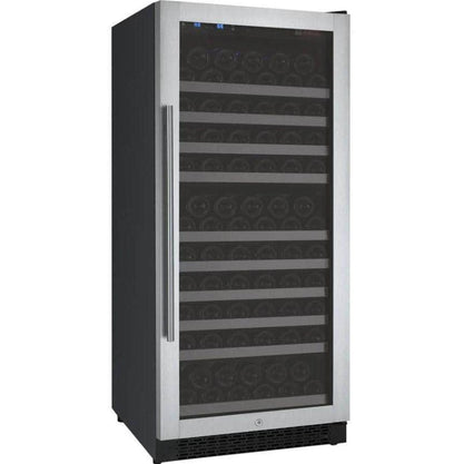 Allavino 24" Wide FlexCount II Tru-Vino 128 Bottle Single Zone Stainless Steel Right Hinge Wine Refrigerator (VSWR128-1SR20) - PrimeFair