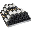 Allavino 24" Wide FlexCount II Tru-Vino 172 Bottle Dual Zone Black Left Hinge Wine Refrigerator (VSWR172-2BL20) - PrimeFair