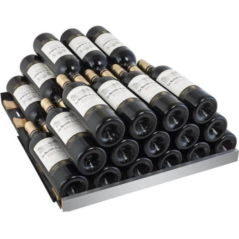 Allavino 24" Wide FlexCount II Tru-Vino 172 Bottle Dual Zone Black Left Hinge Wine Refrigerator (VSWR172-2BL20) - PrimeFair