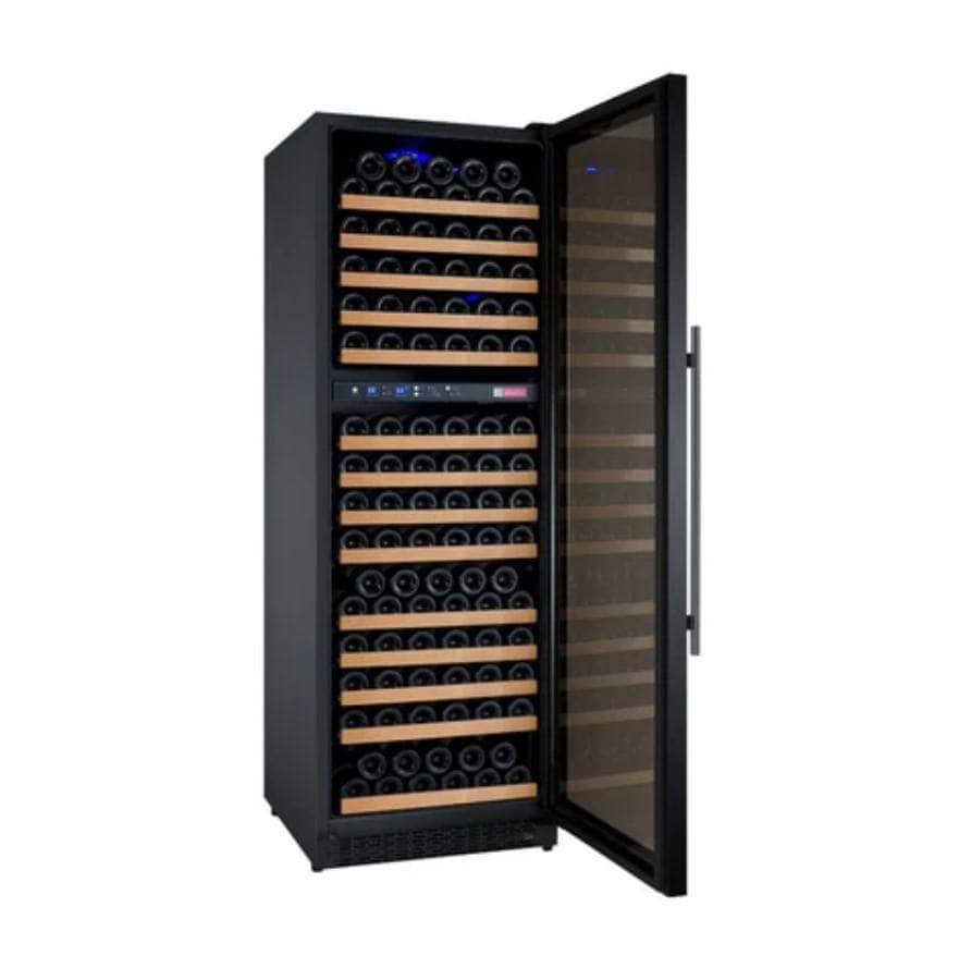 Allavino 24" Wide FlexCount II Tru-Vino 172 Bottle Dual Zone Black Left Hinge Wine Refrigerator (VSWR172-2BL20) - PrimeFair