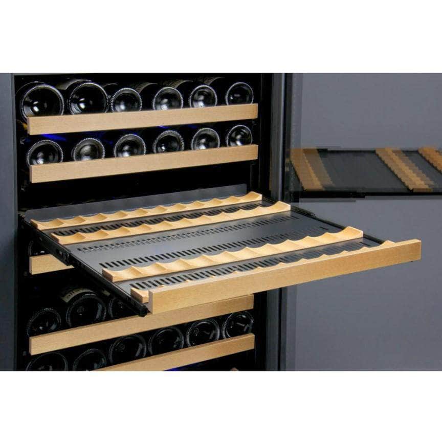 Allavino 24" Wide FlexCount II Tru-Vino 172 Bottle Dual Zone Black Right Hinge Wine Refrigerator (VSWR172-2BR20) - PrimeFair