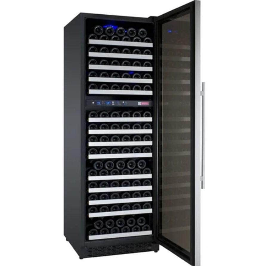 Allavino 24" Wide FlexCount II Tru-Vino 172 Bottle Dual Zone Stainless Steel Right Hinge Wine Refrigerator (VSWR172-2SR20) - PrimeFair