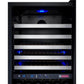 Allavino 24" Wide FlexCount II Tru-Vino 172 Bottle Dual Zone Stainless Steel Right Hinge Wine Refrigerator (VSWR172-2SR20) - PrimeFair