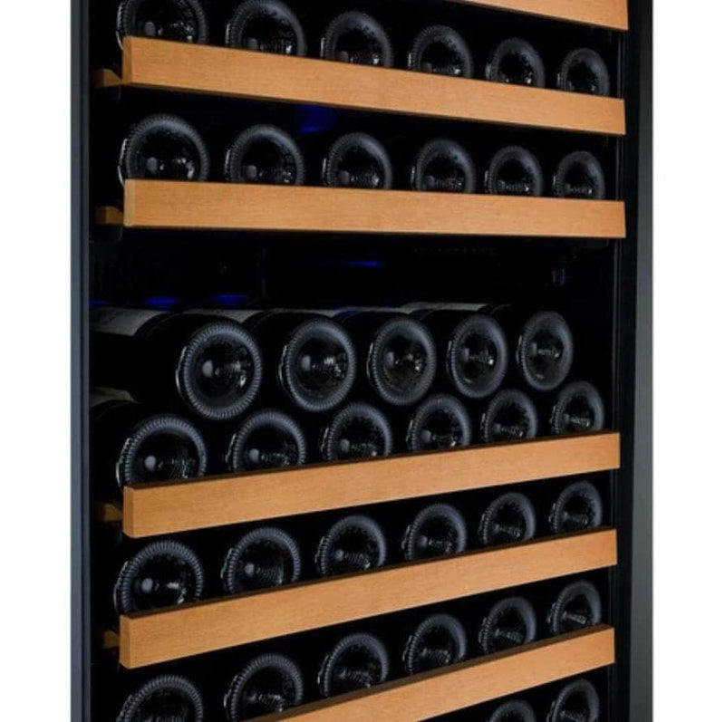 Allavino 24" Wide FlexCount II Tru-Vino 177 Bottle Single Zone Black Left Hinge Wine Refrigerator (VSWR177-1BL20) - PrimeFair