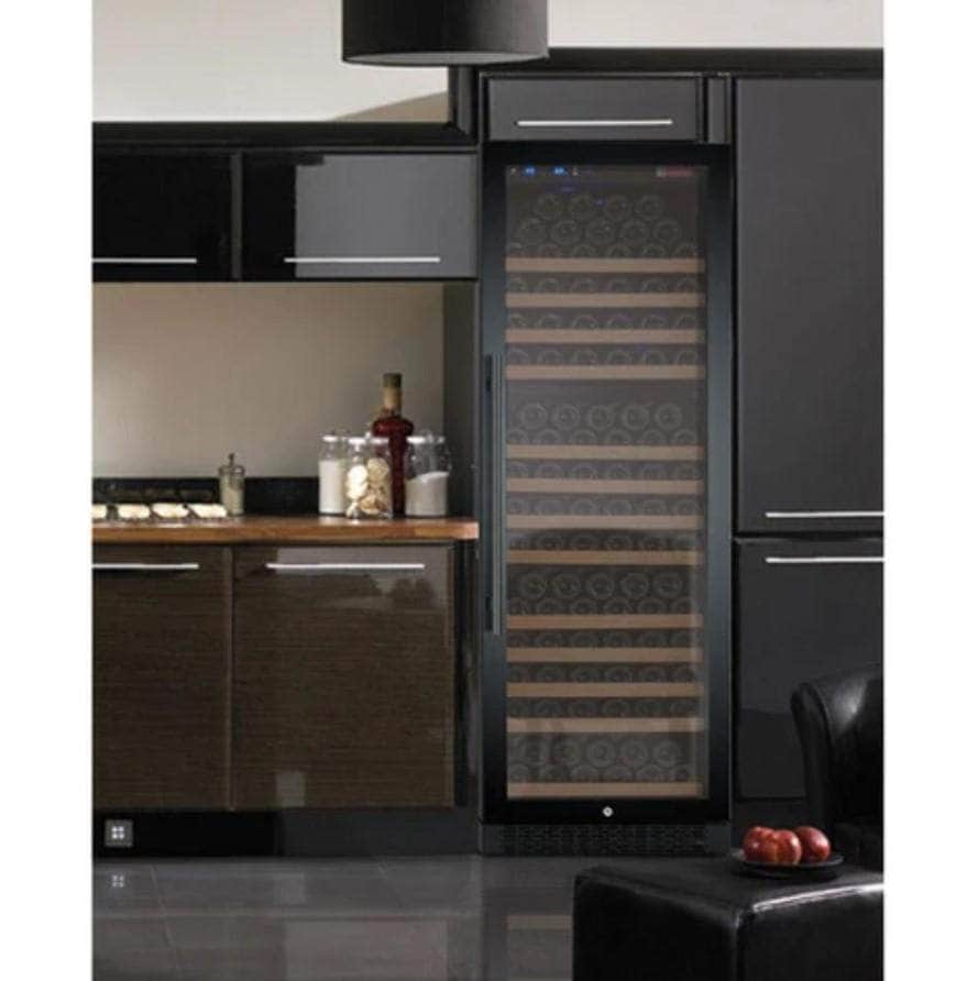 Allavino 24" Wide FlexCount II Tru-Vino 177 Bottle Single Zone Black Right Hinge Wine Refrigerator (VSWR177-1BR20) - PrimeFair