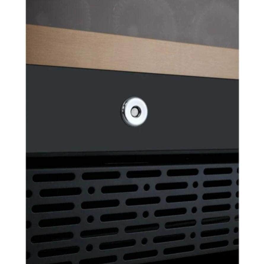 Allavino 24" Wide FlexCount II Tru-Vino 177 Bottle Single Zone Black Right Hinge Wine Refrigerator (VSWR177-1BR20) - PrimeFair
