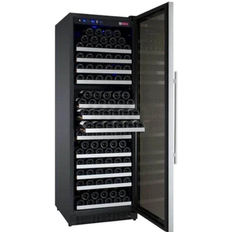 Allavino 24" Wide FlexCount II Tru-Vino 177 Bottle Single Zone Stainless Steel Right Hinge Wine Refrigerator (VSWR177-1SR20) - PrimeFair