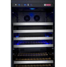 Allavino 24" Wide FlexCount II Tru-Vino 177 Bottle Single Zone Stainless Steel Right Hinge Wine Refrigerator (VSWR177-1SR20) - PrimeFair