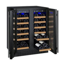 Allavino 24" Wide FlexCount II Tru-Vino 36 Bottle Dual Zone Black Wine Refrigerator (VSWR36-2BF20) - PrimeFair