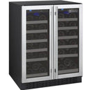 Allavino 24" Wide FlexCount II Tru-Vino 36 Bottle Dual Zone Stainless Steel Wine Refrigerator (VSWR36-2SF20) - PrimeFair