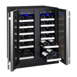Allavino 24" Wide FlexCount II Tru-Vino 36 Bottle Dual Zone Stainless Steel Wine Refrigerator (VSWR36-2SF20) - PrimeFair
