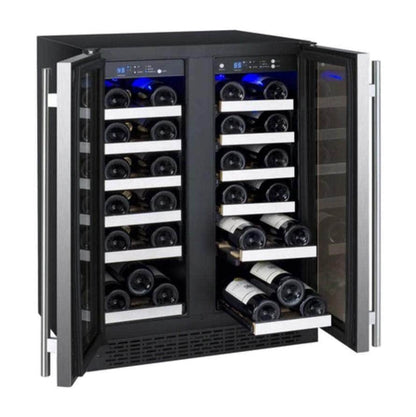 Allavino 24" Wide FlexCount II Tru-Vino 36 Bottle Dual Zone Stainless Steel Wine Refrigerator (VSWR36-2SF20) - PrimeFair
