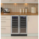 Allavino 24" Wide FlexCount II Tru-Vino 36 Bottle Dual Zone Stainless Steel Wine Refrigerator (VSWR36-2SF20) - PrimeFair