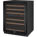 Allavino 24" Wide FlexCount II Tru-Vino 56 Bottle Dual Zone Black Left Hinge Wine Refrigerator (VSWR56-2BL20) - PrimeFair
