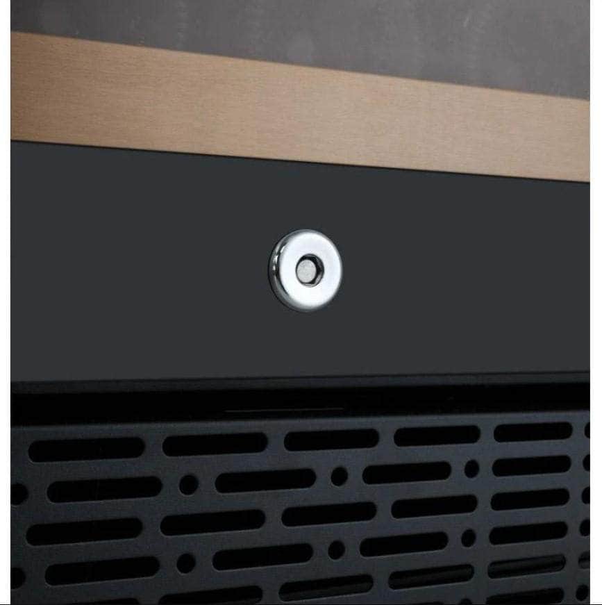 Allavino 24" Wide FlexCount II Tru-Vino 56 Bottle Dual Zone Black Left Hinge Wine Refrigerator (VSWR56-2BL20) - PrimeFair