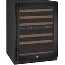 Allavino 24" Wide FlexCount II Tru-Vino 56 Bottle Dual Zone Black Right Hinge Wine Refrigerator (VSWR56-2BR20) - PrimeFair