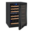 Allavino 24" Wide FlexCount II Tru-Vino 56 Bottle Dual Zone Black Right Hinge Wine Refrigerator (VSWR56-2BR20) - PrimeFair