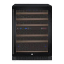 Allavino 24" Wide FlexCount II Tru-Vino 56 Bottle Dual Zone Black Right Hinge Wine Refrigerator (VSWR56-2BR20) - PrimeFair