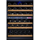Allavino 24" Wide FlexCount II Tru-Vino 56 Bottle Dual Zone Black Right Hinge Wine Refrigerator (VSWR56-2BR20) - PrimeFair