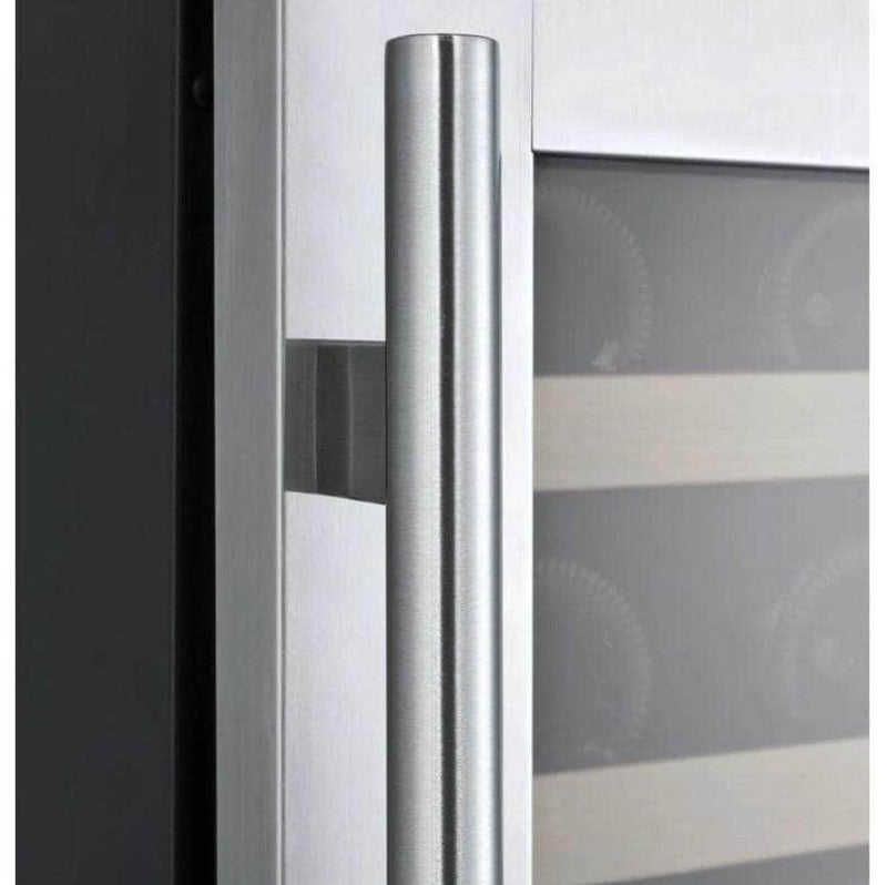 Allavino 24" Wide FlexCount II Tru-Vino 56 Bottle Dual Zone Stainless Steel Left Hinge Wine Refrigerator (VSWR56-2SL20) - PrimeFair