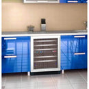 Allavino 24" Wide FlexCount II Tru-Vino 56 Bottle Dual Zone Stainless Steel Left Hinge Wine Refrigerator (VSWR56-2SL20) - PrimeFair