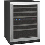 Allavino 24" Wide FlexCount II Tru-Vino 56 Bottle Dual Zone Stainless Steel Right Hinge Wine Refrigerator (VSWR56-2SR20) - PrimeFair