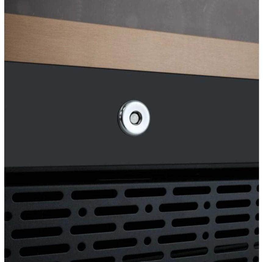 Allavino 24" Wide FlexCount II Tru-Vino 56 Bottle Single Zone Black Left Hinge Wine Refrigerator (VSWR56-1BL20) - PrimeFair