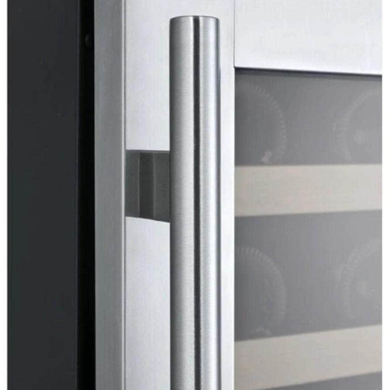 Allavino 24" Wide FlexCount II Tru-Vino Series 56 Bottle Single Zone Stainless Steel Left Hinge Wine Refrigerator (VSWR56-1SL20) - PrimeFair