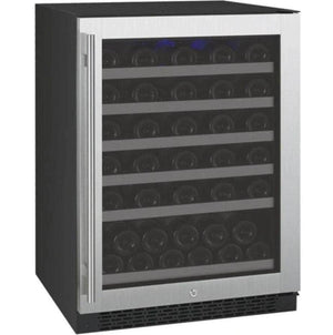 Allavino 24" Wide FlexCount II Tru-Vino Series 56 Bottle Single Zone Stainless Steel Right Hinge Wine Refrigerator (VSWR56-1SR20)