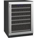Allavino 24" Wide FlexCount II Tru-Vino Series 56 Bottle Single Zone Stainless Steel Right Hinge Wine Refrigerator (VSWR56-1SR20)